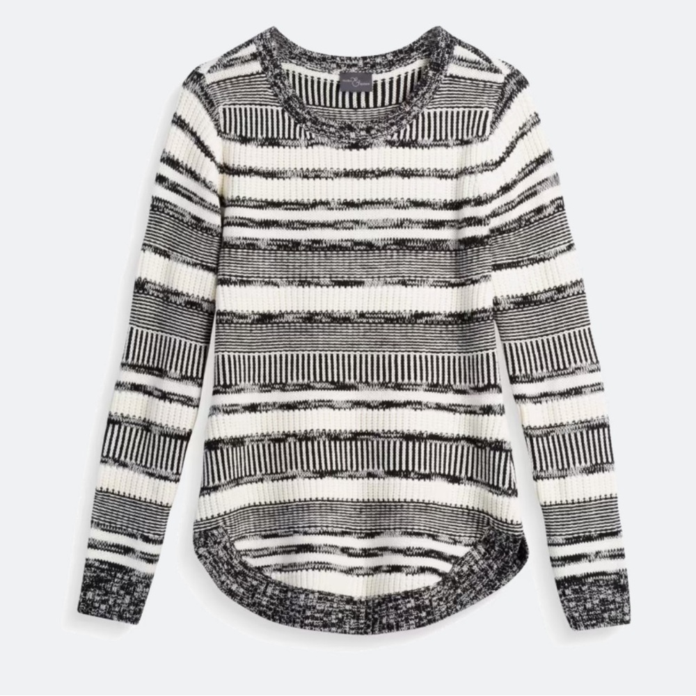 Market & Spruce Finlee Striped Pullover Sweater